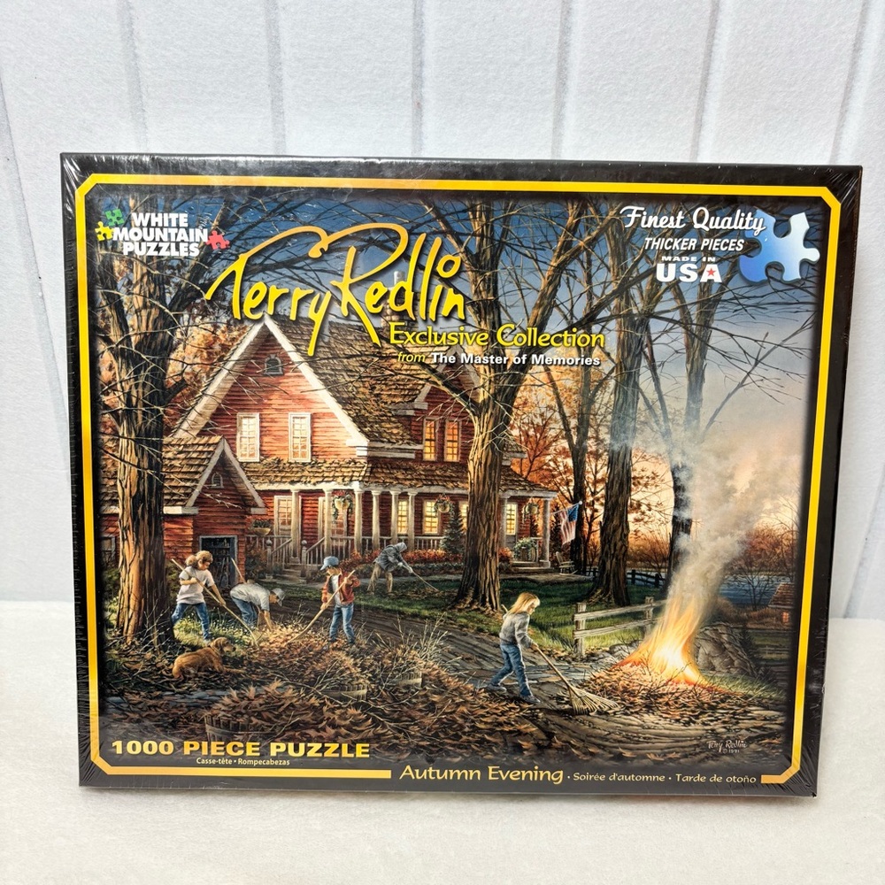 White Mountain Terry‎ Redlin Autumn Evening 1000 piece Jigsaw Puzzle 
NEW